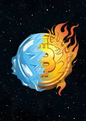 Bitcoin fire ice