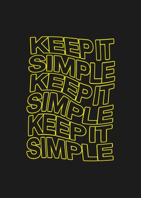 Keep It Simple