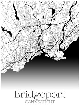 Bridgeport Connecticut map