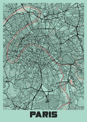 Paris Peony City Map