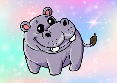 Hippo calf for kids