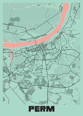 Perm Peony City Map