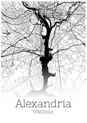 Alexandria Virginia map