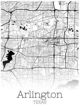 Arlington Texas city map