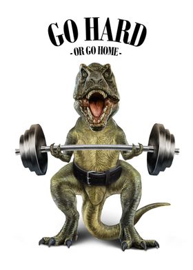 Dinosaur Weightlifting