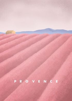 Provence Travel Poster