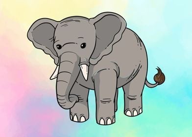 Baby elephant for a kid