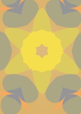 Geometric yellow + gray 7