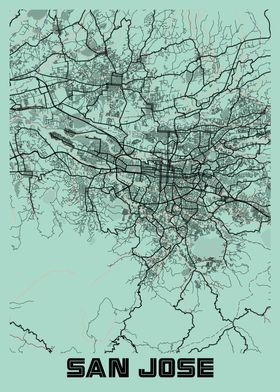 San Jose Peony City Map