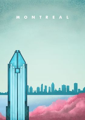 Montreal Travel Poster