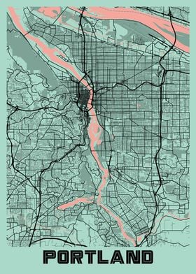 Portland Peony City Map