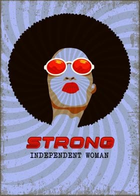 Strong woman spiral 