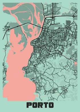 Porto Peony City Map