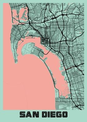 San Diego Peony City Map