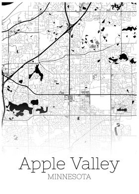 Apple Valley Minnesota map