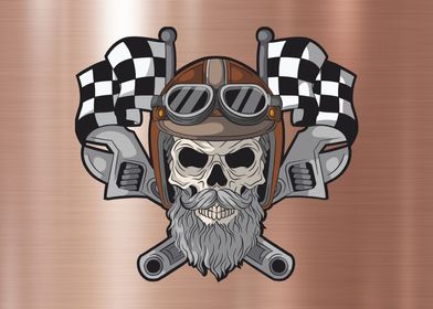 Racing skull