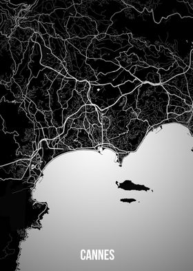 Cannes dark map