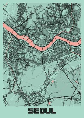 Seoul Peony City Map