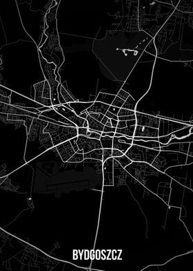 Bydgoszcz dark map