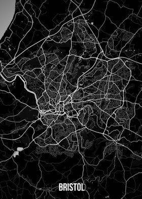 Bristol dark map