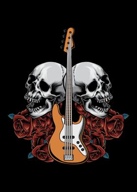 Bass Guitar Player Bassist