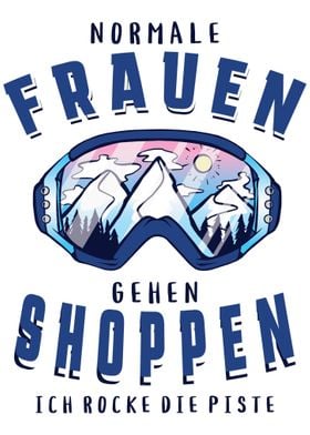 Perfekter Ski Spruch