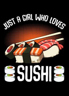 Girl Sushi Kawaii Japan