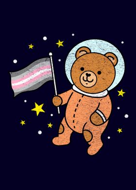 Demigirl Bear In Space