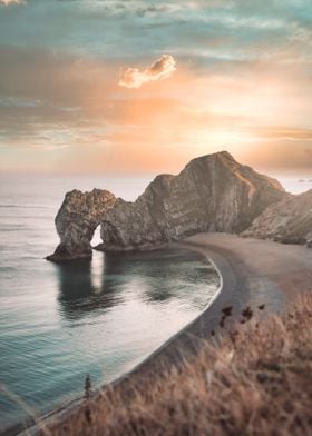 beautiful beach sunset