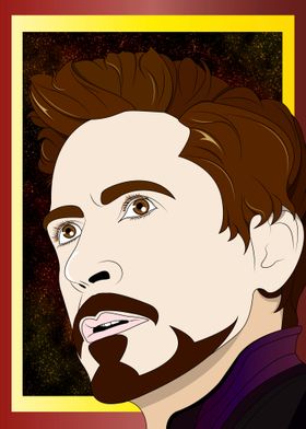 Robert Downey Jr' Poster by Juan Fry Art | Displate