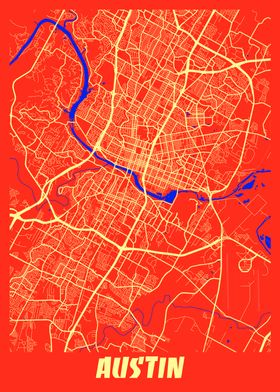 Austin Retro City Map