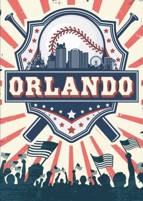 Orlando Baseball Skyline