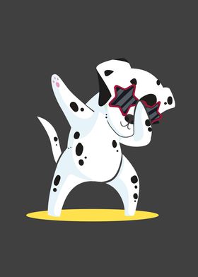 Dalmatian Dabbing Funny