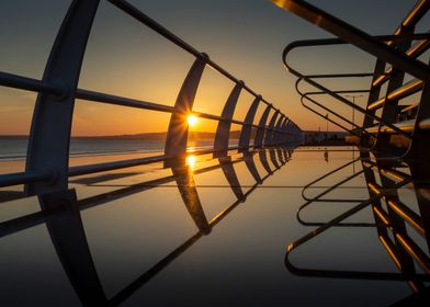 A seat at sunset