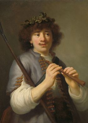 Rembrandt as a shepherd