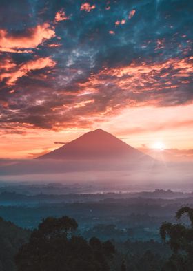 mountain sunset