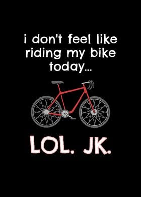 No Riding Bike Lok Jk