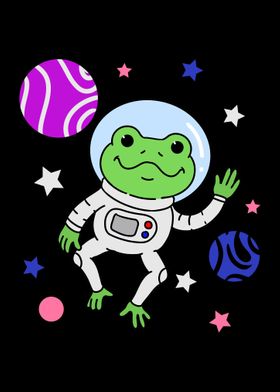 Genderfluid Frog in Space