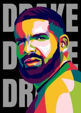 Drake in pop art