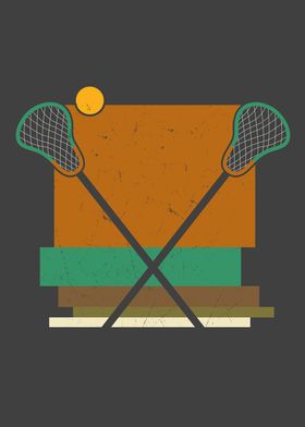 Vintage Retro Lacrosse