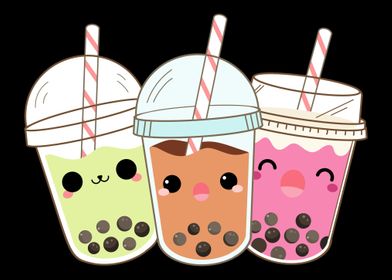 3 Bubble Tea Boba Bubble T