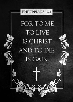Philippians 1 21