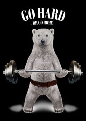 Polar Bear Weightlifting