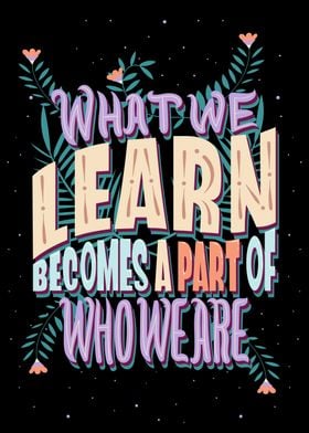 Education Quote Lettering