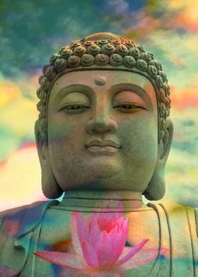Buddha and Lotus