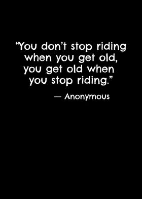 Riding Cycling Quote