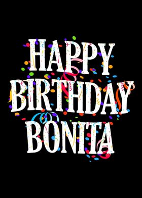 Happy Birthday Bonita