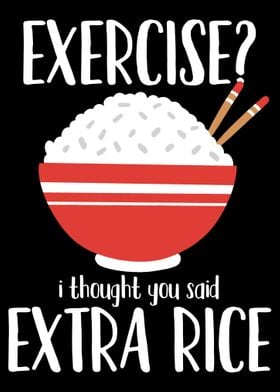 Rice Extra Rice Exercise A