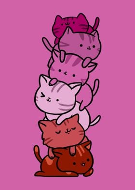 Cat Stack Lesbian Pride