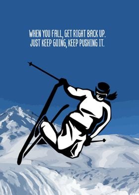 Ski Winter Sports Wall Art